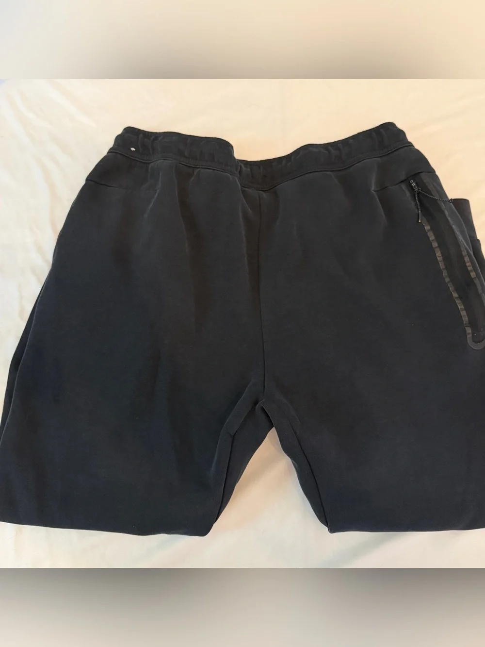 Nike Tech Fleece Joggers Men’s XL Black Gray Colorblock Sweatpants Athletic